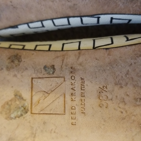 Women's Reed Krakoff square print loafer shoes - Picture 8 of 10